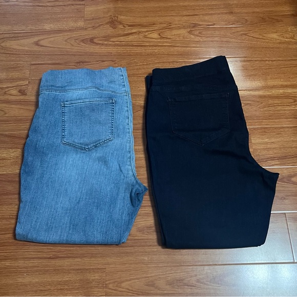 Lot of 2 NYDJ Skinny Ankle Pull-On Jeans In Plus Size 18W Lot Of 2 - Picture 1 of 15